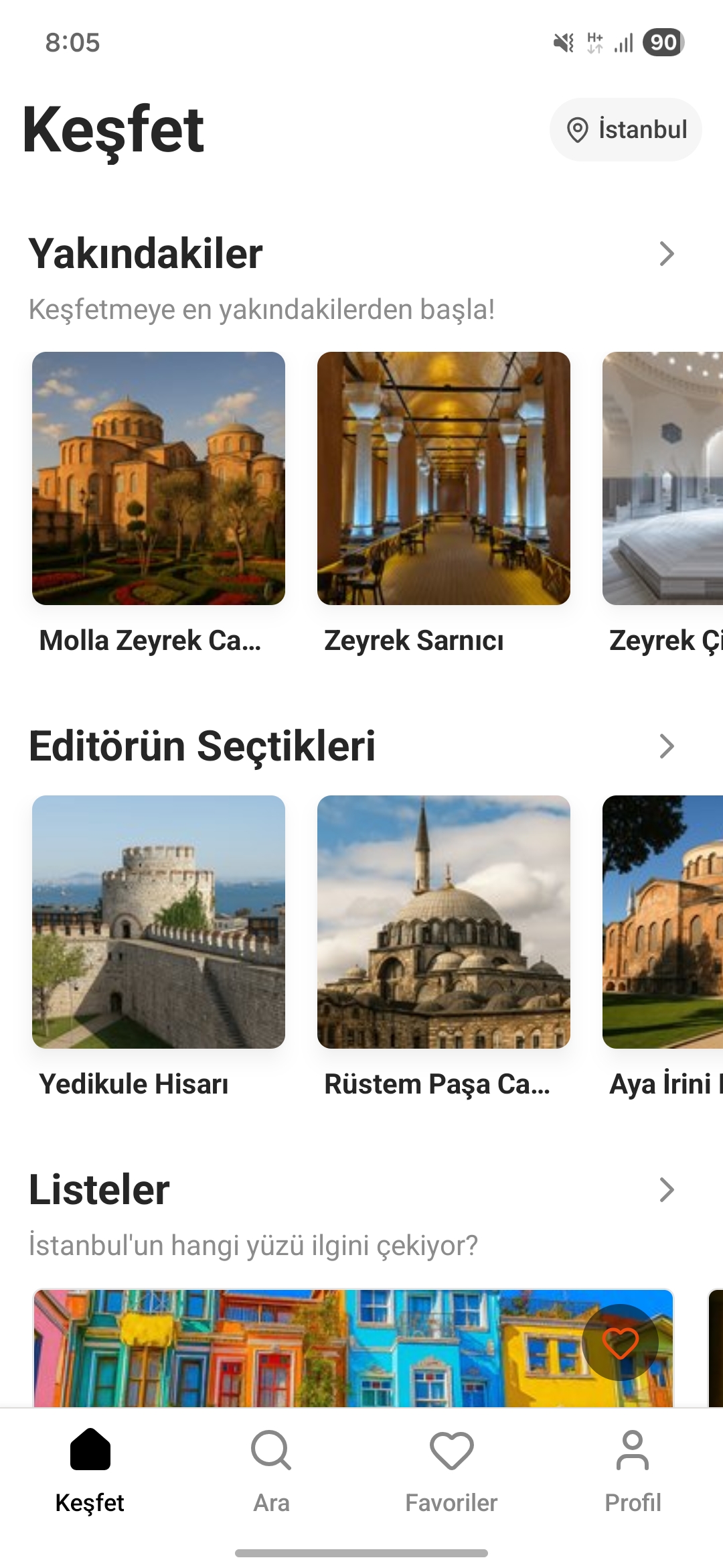 Voistep mobile app interface